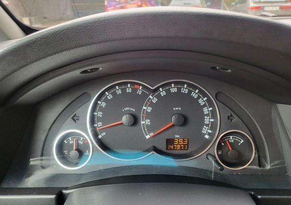 Opel Meriva cena 15900 przebieg: 147971, rok produkcji 2008 z Orzysz małe 781